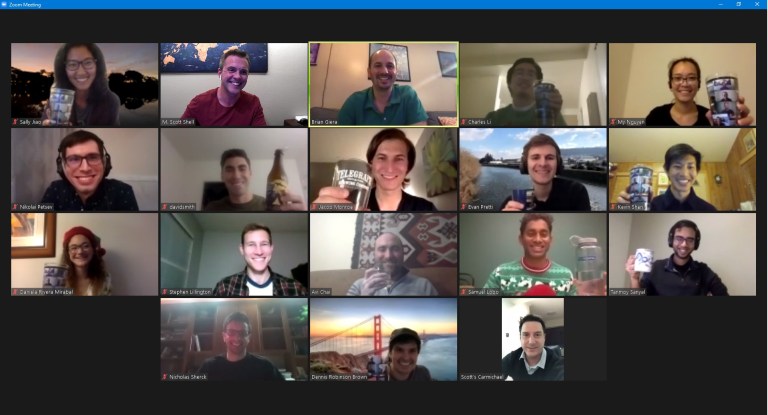 Group holiday zoom 2020… with alumni! | The Shell Lab